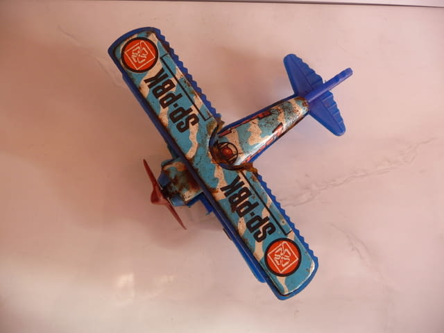 Ikar 7 стара играчка самолетче SP-PBK самолет крила перка, city of Radomir - снимка 5