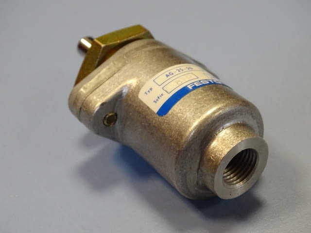 Цилиндър еднодействащ Festo AG-25-20 single acting cylinder G1/4 8Bar - снимка 4