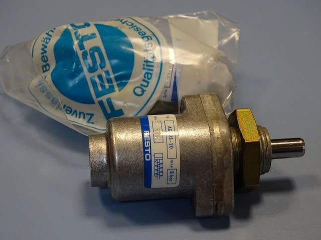 Цилиндър еднодействащ Festo AG-25-20 single acting cylinder G1/4 8Bar - снимка 7