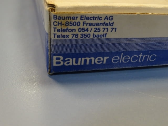 Оптичен конектор Baumer Electric FUE 050A4003 Photoelectric sensor - снимка 4