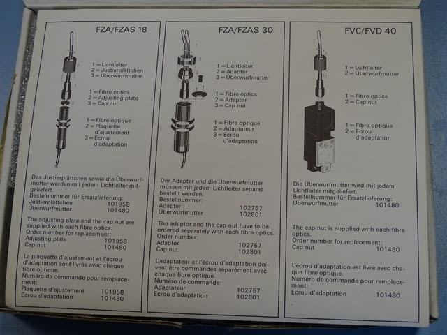 Оптичен конектор Baumer Electric FUE 050A4003 Photoelectric sensor - снимка 10