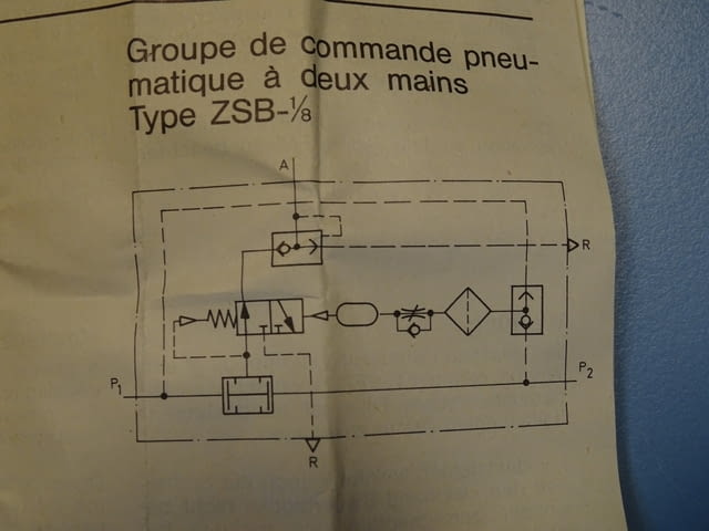 Пневматичен контролен блок Festo ZSB 1/8(576656) control block for two - снимка 9