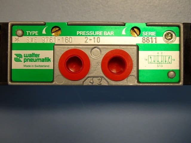 Пневматичен разпределител Walter pneumatic SXE 9761-160, city of Plovdiv | Industrial Equipment - снимка 2