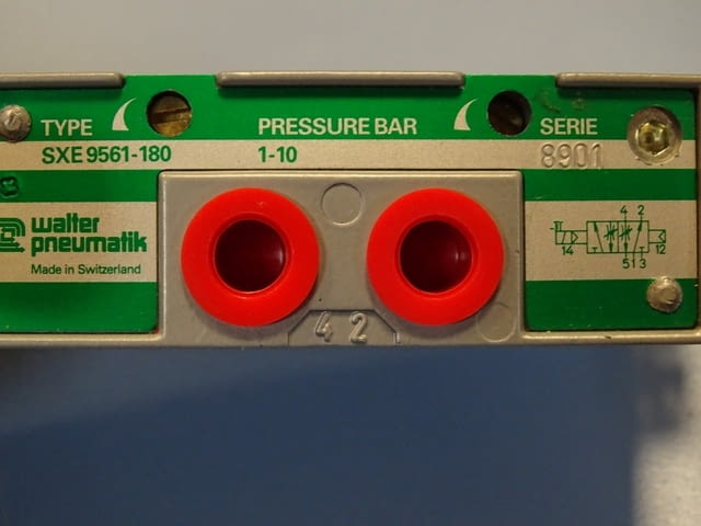 Пневматичен разпределител Walter pneumatic SXE 9561-180, city of Plovdiv | Industrial Equipment - снимка 2