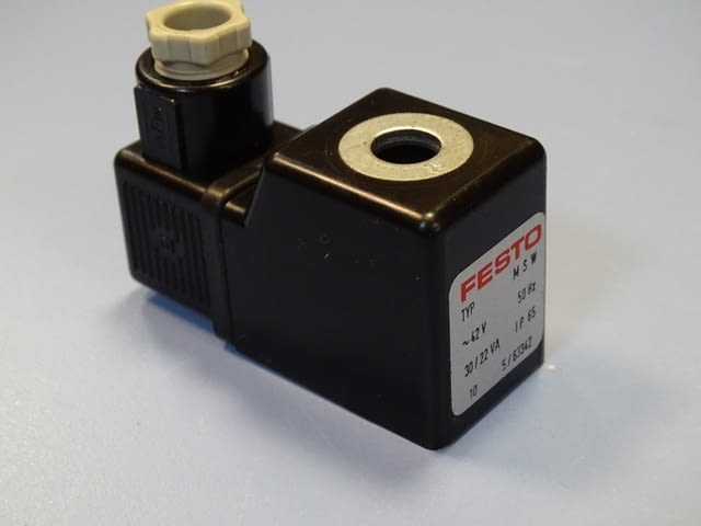 Бобина Festo MSW-42-50 solenoid valve coil, city of Plovdiv | Industrial Equipment - снимка 1