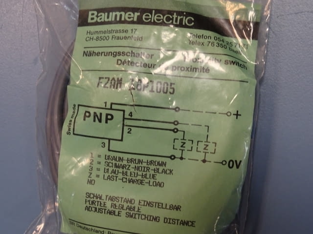 Индуктивен датчик Baumer Electric FZAM 12P 1005 inductive sensor - снимка 2
