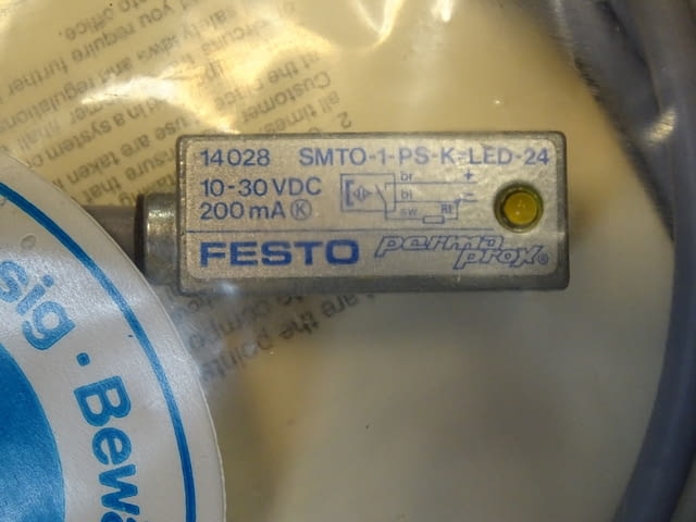 Индуктивен сензор Festo SMTO-1-PS-K-LED-24 proximity switch, city of Plovdiv - снимка 3