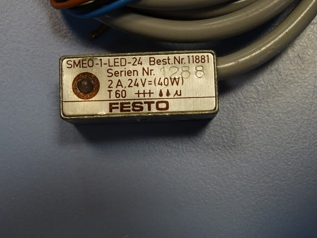 Индуктивен сензор Festo SMEO-1-LED-24 proximity switch, city of Plovdiv | Industrial Equipment - снимка 2