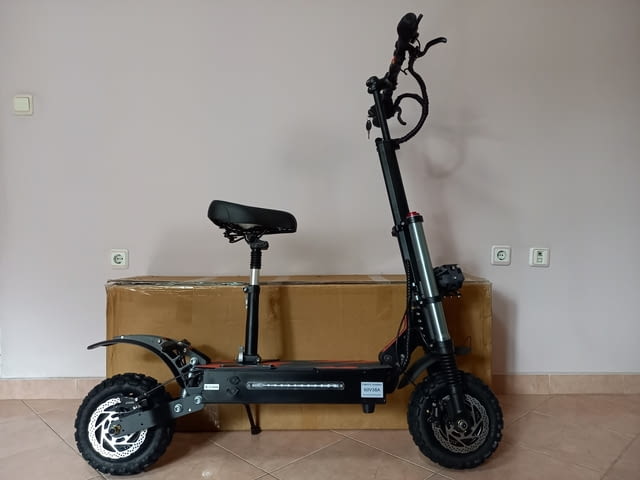 НОВО! Електрически скутер/тротинетка със седалка BOYUEDA S3 6000W 38AH - снимка 5