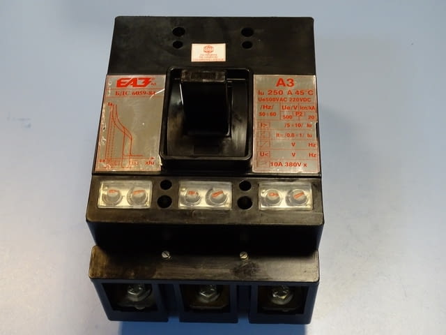 Автоматичен прекъсвач А3 - 250А Elprom EAZ Plovdiv, city of Plovdiv | Industrial Equipment - снимка 2