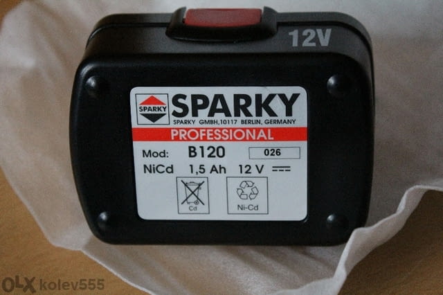 Батерия за Sparky Professional 12v нова - city of Vidin | Instruments - снимка 1
