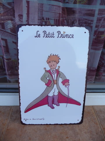 Метална табела Малкия Принц Екзюпери герой книга класика, град Радомир | Картини - снимка 1