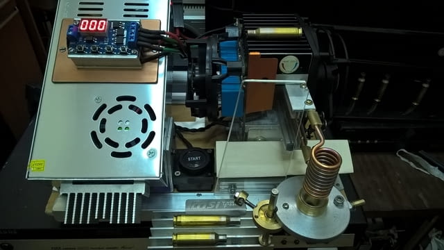 Индукционна машина за програмно отгряване на месингови гилзи, град Стражица - снимка 4