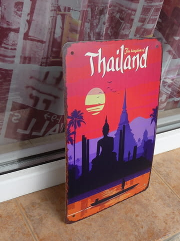 Метална табела Тайланд екзотика екскурзия Далечния изток Азия - снимка 2