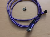 Продавам магнитен - usb кабел за зареждане