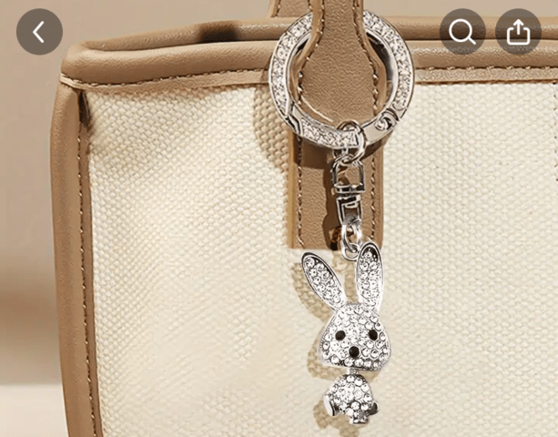 Луксозен ключодържател в 2 части Заек, град Берковица | Колиета / Синджири / Медальони - снимка 1