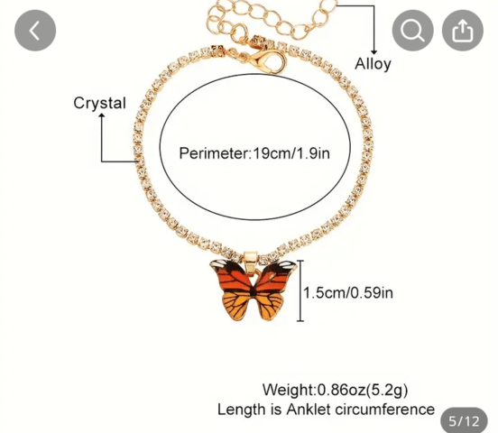 Шикозен сет в 5 части Сини пеперудки - град Берковица | Комплекти / Лотове - снимка 4