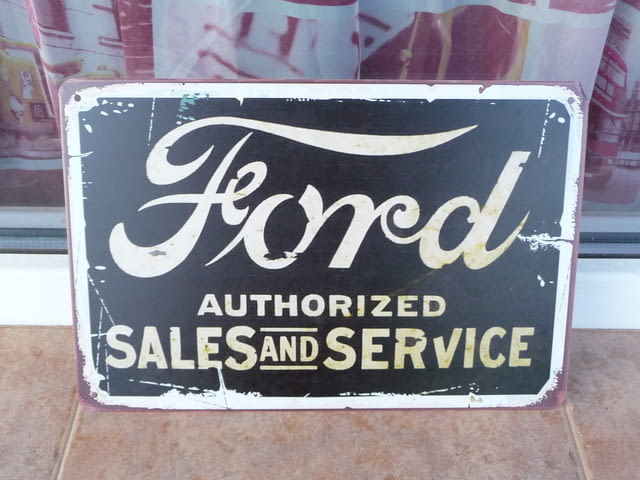 Форд Ford метална табела продажби части оригинални досавчик, city of Radomir - снимка 1