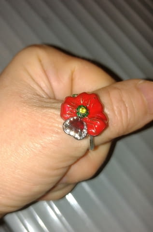 Лукс Пръстен Мак Silver, Unisex, Ruby - city of Montana | Rings - снимка 6