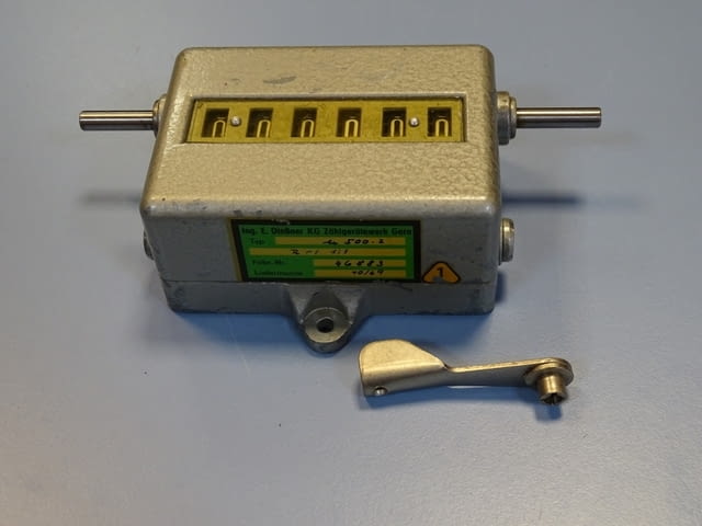 Механичен брояч Ing.E.DieBner KG M500.2(R1:1)mechanical counter - снимка 9