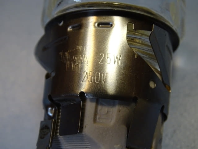 Термоустойчива лампа с керамичен цокъл BJB 77222 Holder lamp 250V 25W - снимка 5