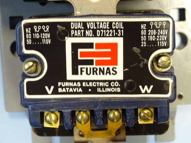 Контактор въздушен FURNAS 42FB35AAD8GC contactor 3-pole 110-120V - снимка 5