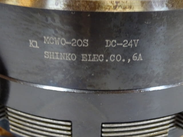 Електромагнитна спирачка SHINCO Electric MCWO-20S clutch brake 24V 200Nm - снимка 5