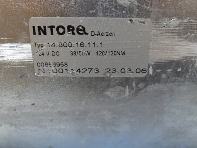 Съединител-спирачка електромагнитна INTORQ 14.800.16.11.1 simplabloc clutch brake 24V 120Nm - снимка 5
