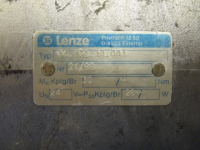 Съединител-спирачка електромагнитна Lenze 14.190.10.001 simplabloc clutch brake 24V 50Nm - снимка 7