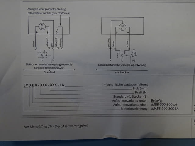 Актуатор BSC Brant Wart JMBB 500-300-LA spindle drive 230V 50Hz - снимка 7
