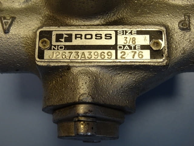 Пневматичен разпределител за преси ROSS J2673A3969 directional control valve 100V - снимка 5