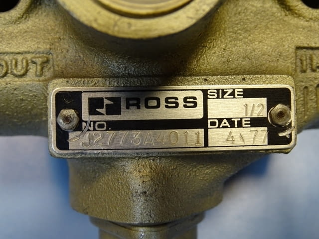 Пневматичен разпределител за преси ROSS J2773A4011 directional control valve 100V - снимка 6