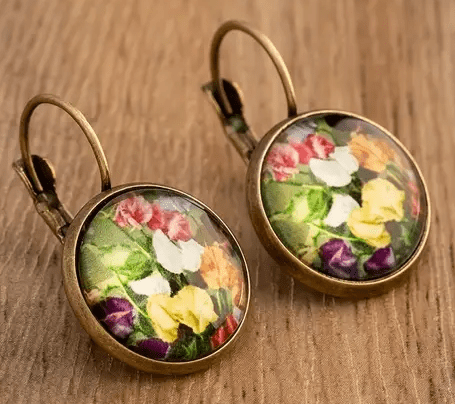 Кръгли обеци Ирис - град Монтана | Обеци