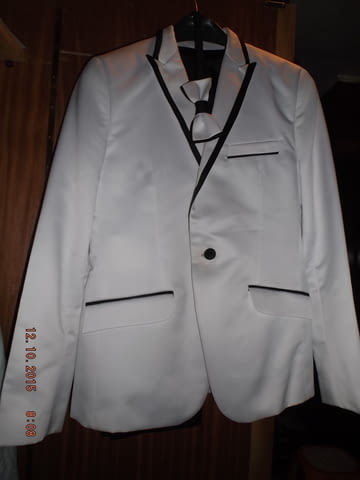 Продавам изгодно нов младоженски костюм Пролет/Лято, Костюм, S - град Стара Загора | Мъжки Дрехи - снимка 1