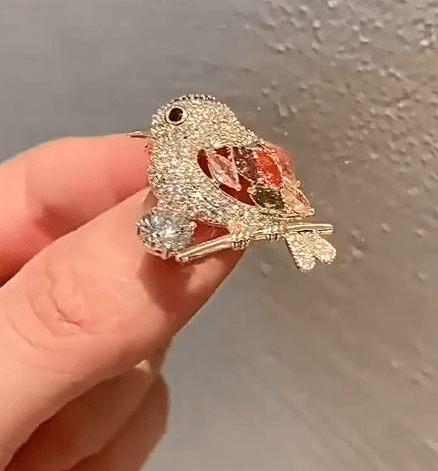 Брошка Врабче - city of Bеrkovitsa | Necklaces / Chains / Pendants - снимка 2