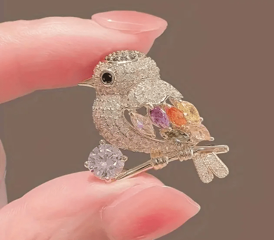 Брошка Врабче - city of Bеrkovitsa | Necklaces / Chains / Pendants - снимка 3