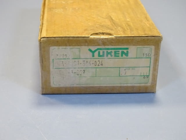 Хидравличен разпределител YUKEN DSG-01-3C4-D24-50 directional valve 24VDC - снимка 7