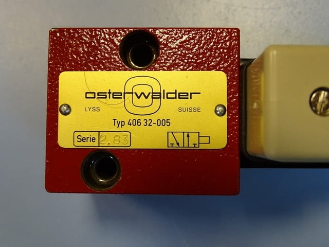 Хидравличен разпределител OSTERWALDER 406 32-005 directional valve 24VDC за преси - снимка 2