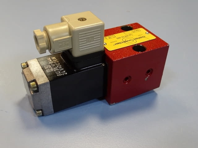 Хидравличен разпределител OSTERWALDER 406 32-005 directional valve 24VDC за преси - снимка 3