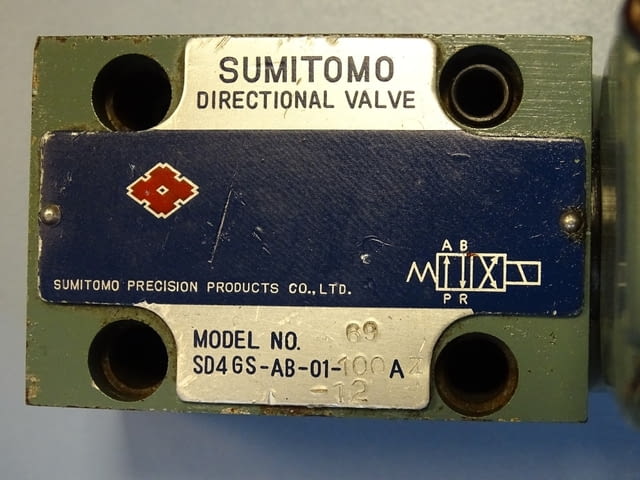 Хидравличен разпределител SUMITOMO SD4GS-AB-01-100AZ-12 directional valve 100V - снимка 3