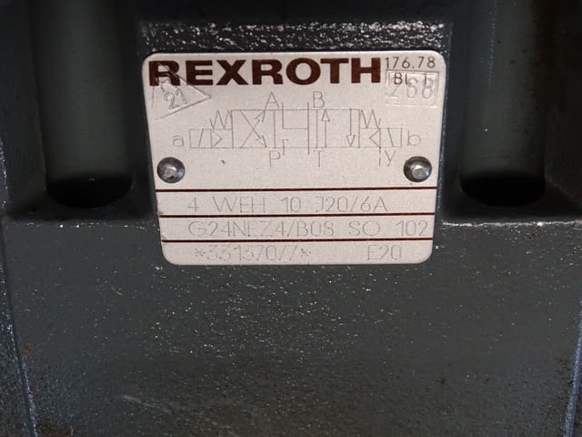 Хидравличен разпределител Rexroth 4 WE 6 J51/AG24NZ4/B08 Rexroth 4 WEH 10 J20/6A G24NEZA/B08 - снимка 5