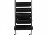 Фризьорска количка Gabbiano FX7 - 40 х 30 х 95 см - черна