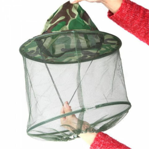 Нова шапка с мрежа предпазва от комари за рибари и пчелари, град Радомир | Пчеларство - снимка 5