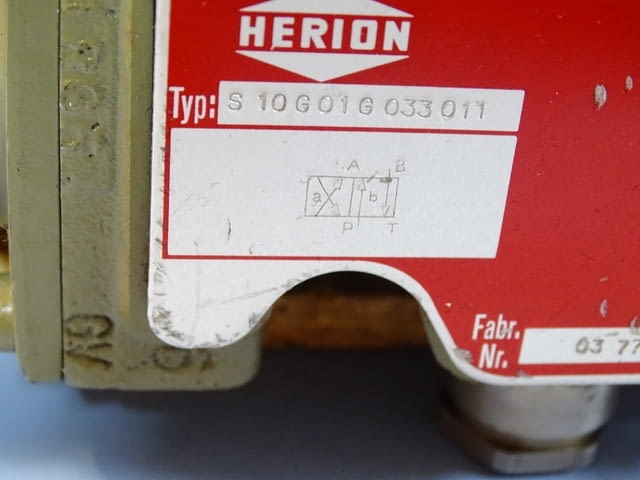 Хидравличен разпределител HERION S10G01G033011 directional operated valve 24VDC - снимка 6