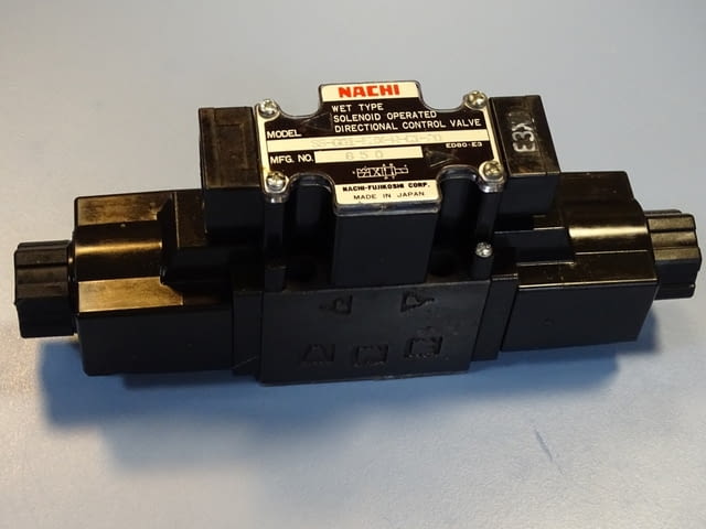 Хидравличен разпределител NACHI SS-C01-E3X-R-C1-20 solenoid operated directional valve - снимка 6