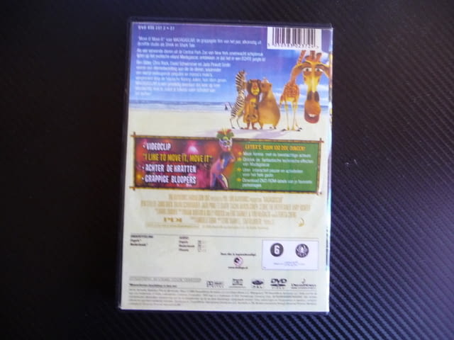 Мадагаскар DVD филм хитово детско филмче забавно лъв зебра жираф хипопотам - снимка 3