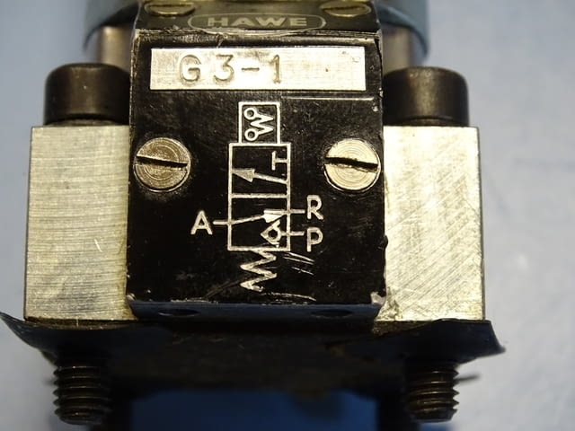 Хидравличен клапан HAWE G3-1 solenoid operated directional seated valve - снимка 5