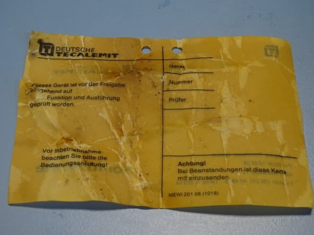 Дозатор за грес DEUTSCHE TECALEMIT 1.4112 00.2 single grease injector - снимка 8