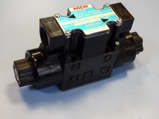 Хидравличен разпределител NACHI SL-G01-C6-R-C1-10 100/110V solenoid operated directional valve - снимка 7