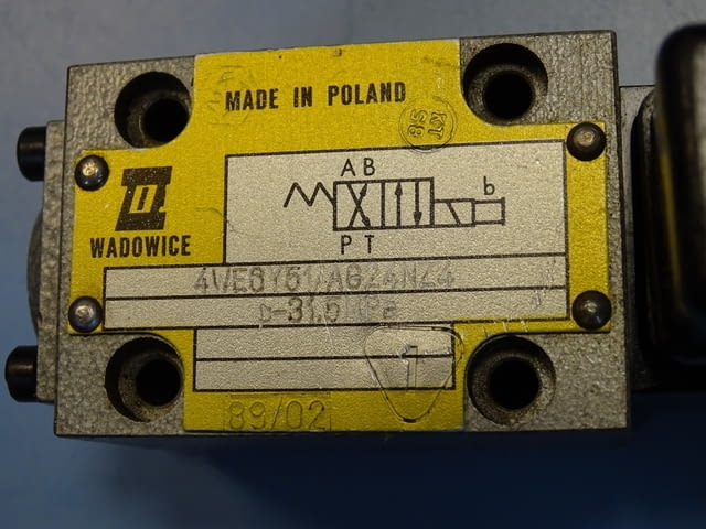Хидравличен разпределител WADOWICE 4WE6Y51/AG24NZ4 directional valve 24VDC - снимка 3